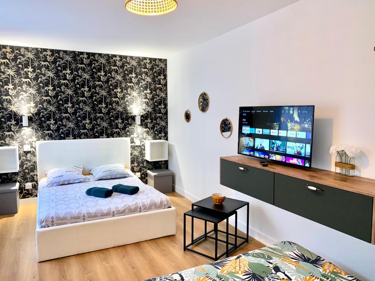 Superbe Appt Avec Cour Et Parking Gratuit A 5Min De La Cite Medievale 卡尔卡松 外观 照片